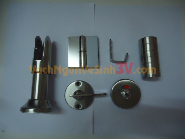 phụ kiện inox 304 vách ngăn vệ sinh